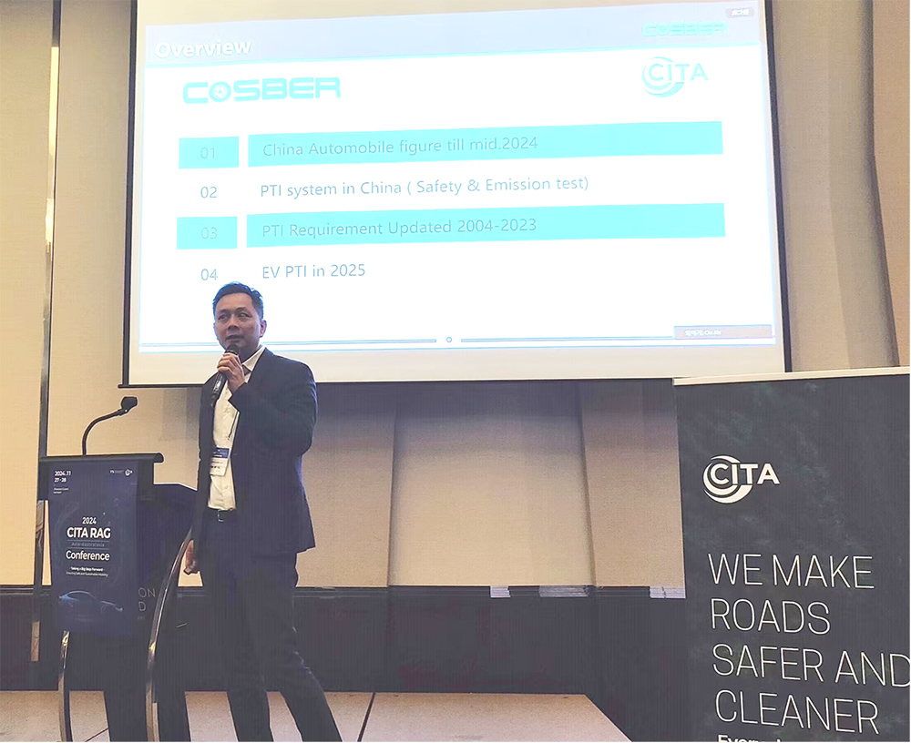 Cosber presents its EV Test solution in CITA conference 2024 in Korea